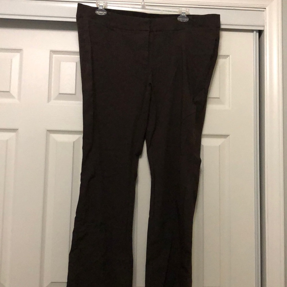 Lane Bryant The Allie brown dress pant